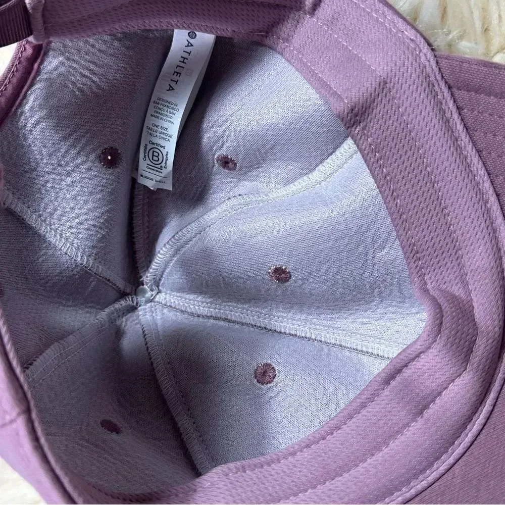 Athleta Women’s Purple Baseball Cap Adjustable Logo Hat